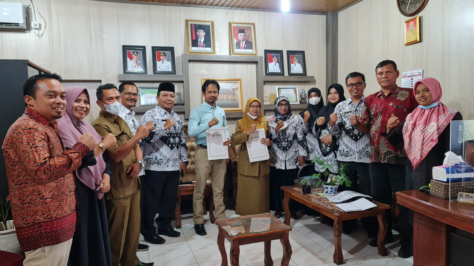 Penandatanganan Nota Kesepahaman dengan Dinas Pendidikan Kabupaten Lima Puluh Kota