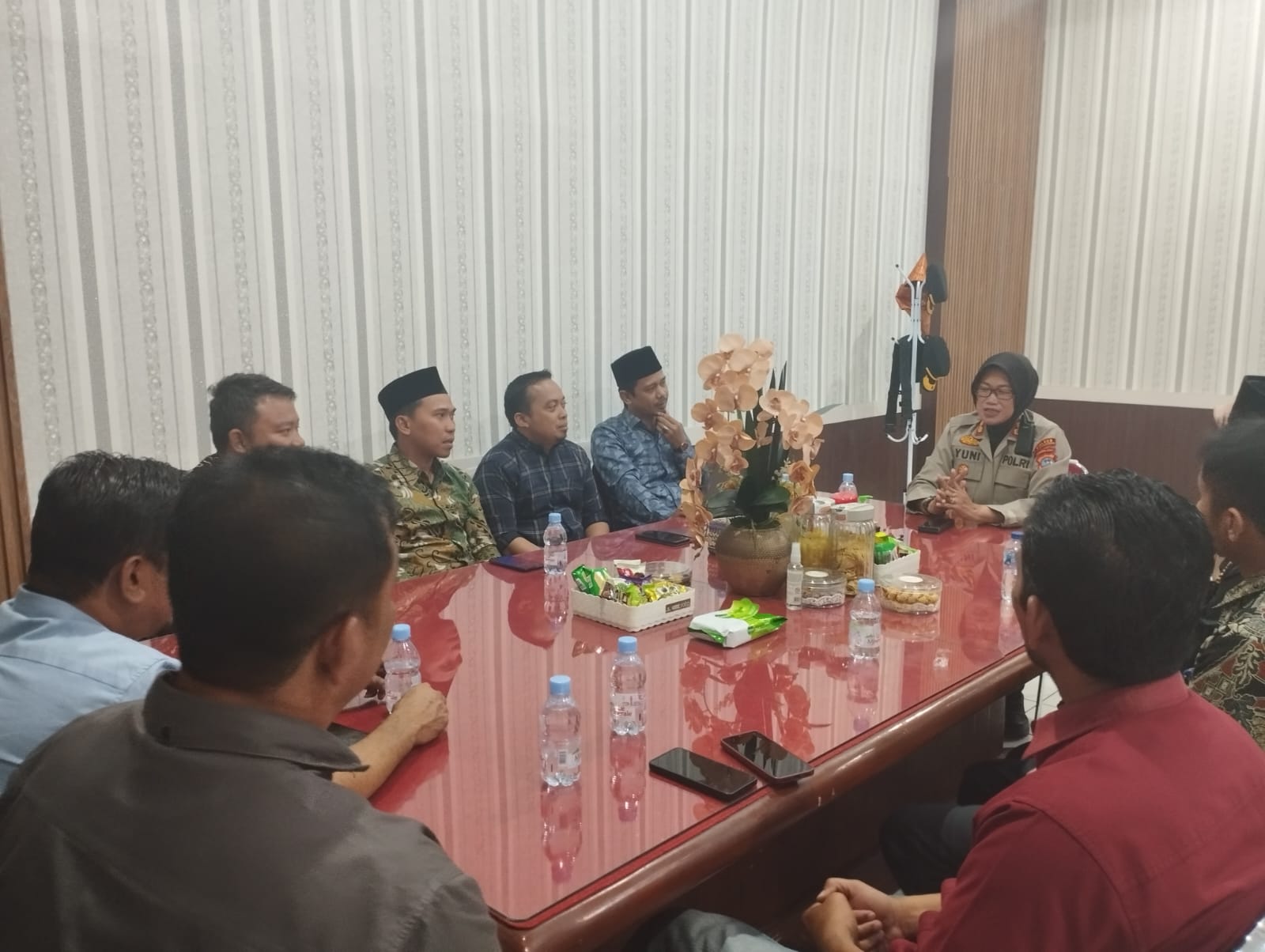TINGKATKAN SINERGITAS, BAWASLU KABUPATEN LIMA PULUH KOTA MELAKUKAN KOORDINASI DENGAN KAPOLRES PAYAKUMBUH