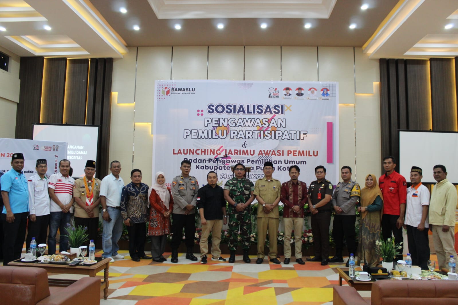 Bawaslu 50 Kota Luncurkan Aplikasi Jarimu Awasi Pemilu dan Gelar Sosialisasi Pemilu Partisipatif