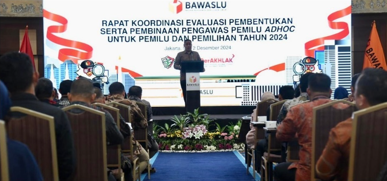 Bawaslu Lima Puluh Kota hadiri Rapat Koordinasi Evaluasi Pembentukan serta Pembinaan Pengawas Pemilu Adhoc