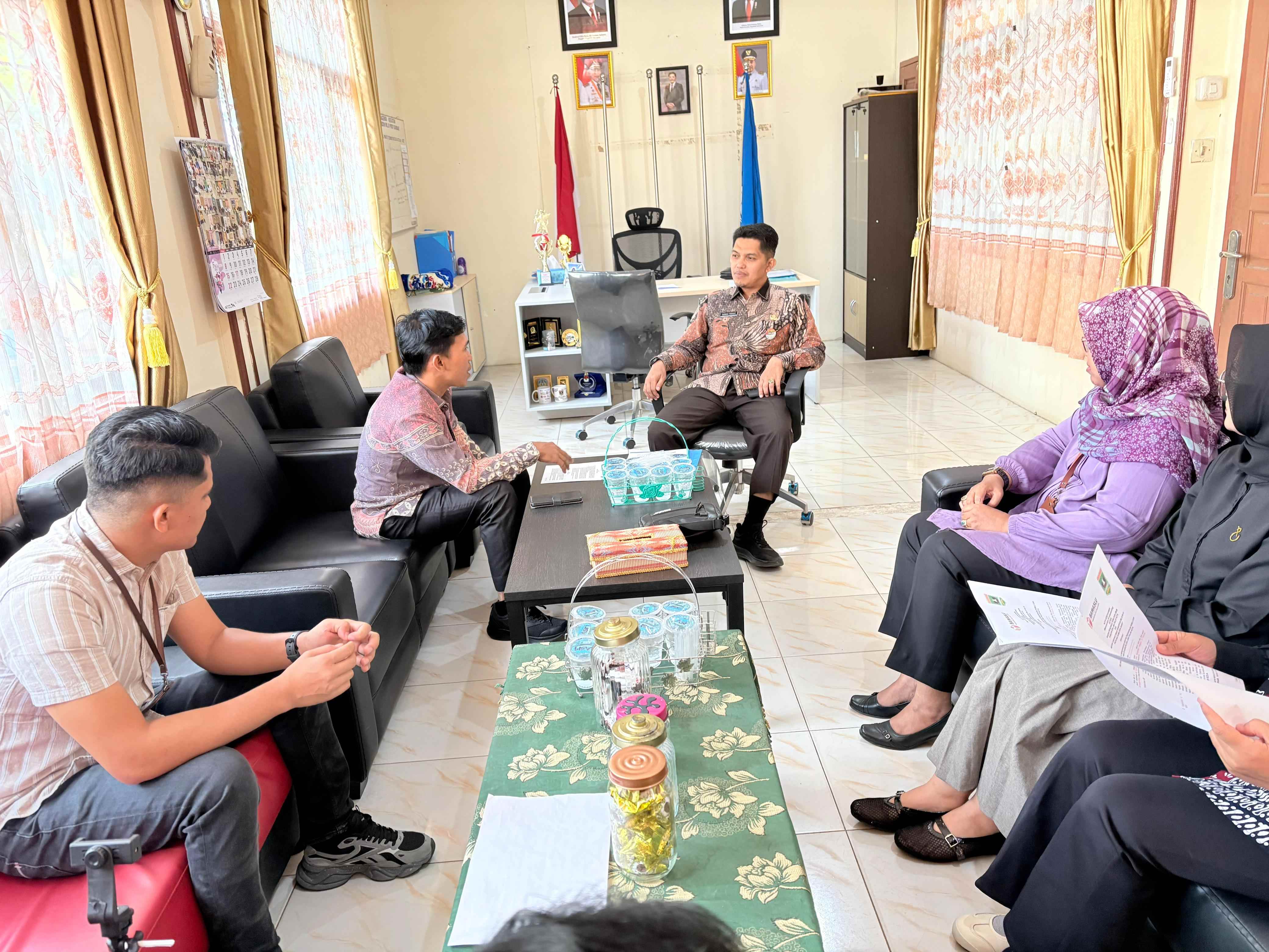 Tim Bawaslu Lima Puluh Kota bersama Kacabdin Wil. IV