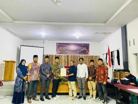 Serah Terima BA Pleno Terbuka KPU Lima Puluh Kota terkait Daftar Pemilih Sementara (DPS)