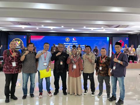 Foto bersama perwakilan dari Sumatera Barat