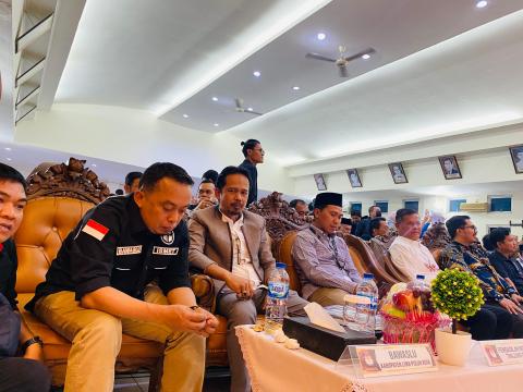 Pimpinan Bawaslu Lima Puluh Kota saat menghadiri kegiatan