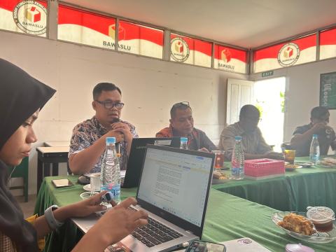 diskusi terkait kerja-kerja pengawasan netralitas ASN, TNI dan Polri