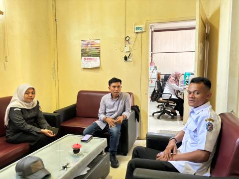 Koordinasi di Kantor Wali Nagari Piobang