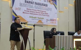 Bawaslu Lima Puluh Kota Ingatkan Jajaran Jangan Takut Tangani Pidana Pemilu