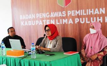 Aermadepa Sebut Bawaslu 50 Kota Garda Depan Penegakan Hukum Pemilu 2024