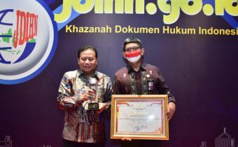 Bawaslu Kembali Raih Peringkat Terbaik Kedua JDIH Award 2021