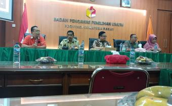 RAPAT KOORDINASI PUBLIKASI DATA PENYELESAIAN SENGKETA PADA SISTEM INFORMASI PENYELESAIAN SENGKETA (SIPS) VERSI 3.0 BAWASLU PROVINSI SUMATERA BARAT DAN BAWASLU KABUPATEN/KOTA SE- SUMATERA BARAT