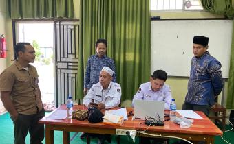 Pimpinan Bawaslu Lima Puluh Kota melakukan pengawasan seleksi PPK Lima Puluh Kota
