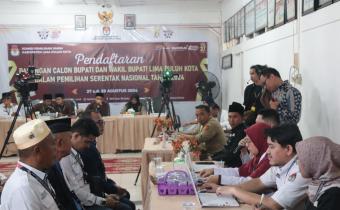 Pengawasan hari ketiga pencalonan kepala daerah Pemilihan Serentak Tahun 2024