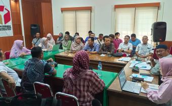 Rapat pembahasan persiapan 8 Bawaslu Kabupaten/Kota menjadi Satker