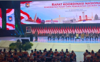 Presiden RI Prabowo Subianto saat memberikan arahan 