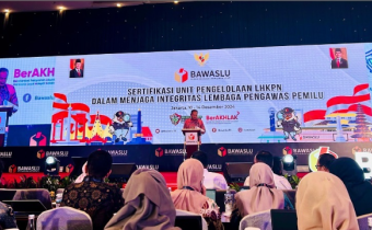 Pembukaan Kegiatan Sertifikasi Unit Pengelolaan LHKPN di Lingkungan Bawaslu Tahun 2024