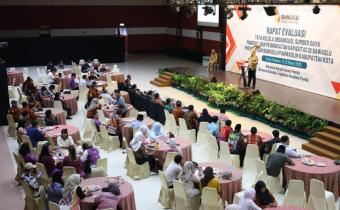 Anggota Bawaslu Herwyn JH Malonda, dalam Rapat Evaluasi Tata Kelola Organisasi, Sumber Daya Manusia, dan Peningkatan Kapasitas Bawaslu se-Kalimantan Utara, di Tarakan, Rabu (12/3/2025).