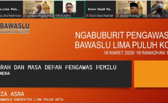 Ngabuburit Pengawasan Bawaslu Lima Puluh Kota