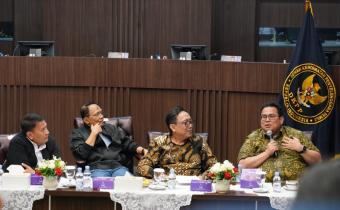 Ketua Bawaslu Rahmat Bagja dalam diskusi di Dewan Kehormatan Penyelenggara Pemilu (DKPP), Rabu, (13/8/2025).