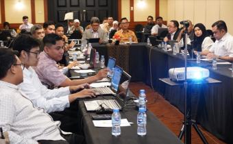 Bawaslu mengadakan rapat untuk merancang Perbawaslu Pengawasan Pemuthakiran Data Berkelanjutan Bersama di Jakarta, Rabu(2/7/2025).