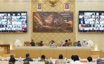 Suasana Rapat Dengar Pendapat (RDP) di Ruang Rapat Komisi II DPR RI, Jakarta, Senin (7/7/2025).