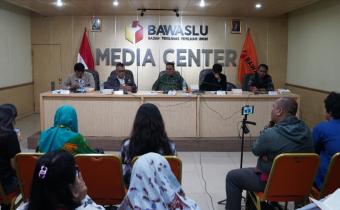 Forum Diskusi “Menakar Dampak Putusan MK terhadap Kontestasi 2029” di Media Center, Gedung Bawaslu RI, Rabu (9/7/2025).