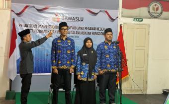 3 CPNS yang dilantik saat pengambilan sumpah