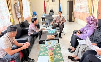 Tim Bawaslu Lima Puluh Kota bersama Kacabdin Wil. IV